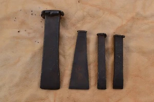 4pcs Vintage Blacksmith iron Chisel Wood Working Bricklayer Tinsmith Chisel Tool - Picture 1 of 6