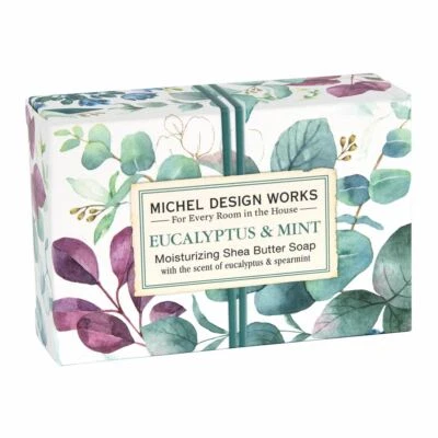 Michel Design Works Eucalyptus & Mint Shea Butter Soap Bar Eucalyptus Spearmint