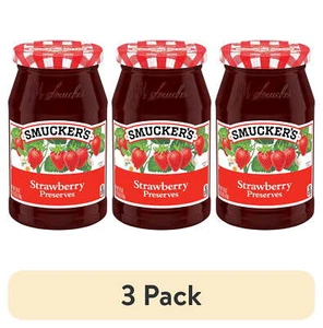 (3 Pack) Strawberry Preserves, 18-Ounce - Picture 1 of 9
