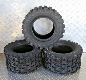 SET OF (3) Honda ATC 70 Front & Rear Tires ATV  ATC70 16X8-8 16X8x8 BOSS RACING - Picture 1 of 1