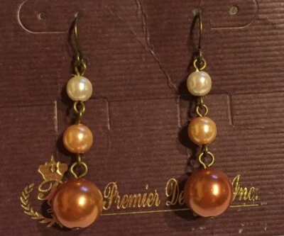 Pendientes de Perlas INTEGRIDAD Joyería Premier Designs Nuevos Foto 1 de 3