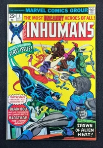 Aplicación Blastaar Inhumans (1975) #1 en muy buen estado/nm (9.0) Cubierta Gil Kane Arte George Pérez - Imagen 1 de 2