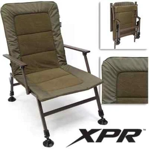Silla de pesca NGT XPR grande ajustable pies de barro y reposabrazos carpa gruesa camping - Imagen 1 de 3