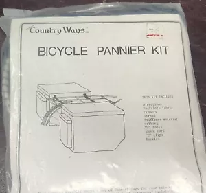 *Rare/Vintage/NOS* Country Ways Bicycle Pannier Kit, Orange, READ - Picture 1 of 7