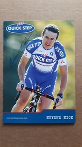 Nick Nuyens Signed Photo at Quick-Step