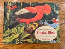BROOKE BOND PG TIPS PICTURE CARDS - TROPICAL BIRDS - COMPLETE BOOK 1961