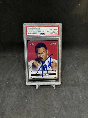 Larry Holmes Signed 2012 Leaf National Convention #LH1 (PSA Encapsulated) - A - Image 1 of 2