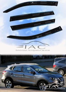 Chrome Trim Side Window Visors Guard Vent Deflectors For Rogue Sport 2017-2022 - Picture 1 of 8