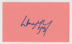 WAYNE GRETZKY Signed 3 x 5 Index Card Autograph PSA/DNA Certified Authentic AUTO - Picture 1 of 2