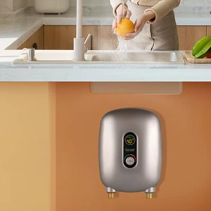 Kleindurchlauferhitzer Mini Durchlauferhitzer Küche Wassererhitzer Boiler 6.5KW - Bild 1 von 17