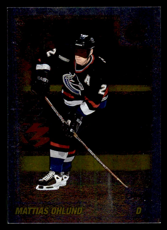 2000 O-Pee-Chee Mattias Ohlund  Topps Foil  SN100 #72 Vancouver Canucks - Image 1 of 2