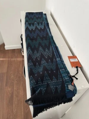 Nueva bufanda Missoni para hombre 50 % lana Foto 1 de 2