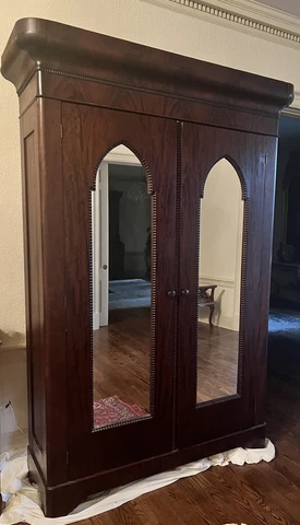 Antique  chifforobe/wardrobe Cover