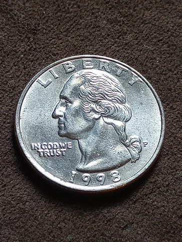 1998 Washington Quarters AU+ 1 Coin Lot Cover