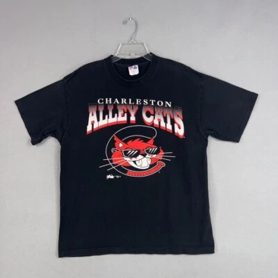 Camisa De Colección Charleston Alley Cats Adulto XL Cosida Única MLB Béisbol MiLB Foto 1 de 4