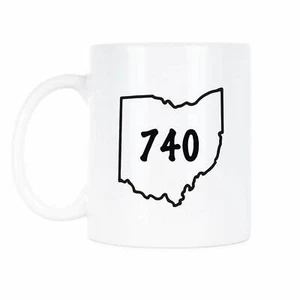 Joe Burrow 740 Joe Burrow Tasse Ohio Area Code Kaffeebecher - Bild 1 von 6