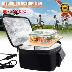 Electric Heated Car Plug Heating Hot Travel Lunch Box Bento Food Warmer Portable - Picture 1 of 12