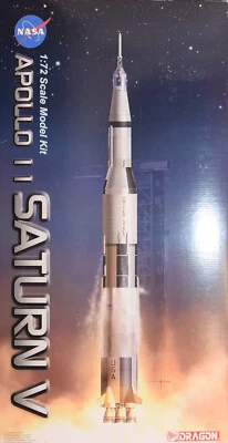 Dragon 11017 1/72 Scale Model Kit APOLLO 11 SATURN V ROCKET MODEL - Image 1 of 3