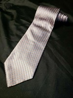 NEW Geoffrey Beene Metallic Rose Geometric Classic Length Silk Tie NWT