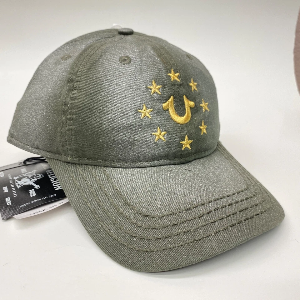 NUEVO Gorra True Religion Algodón Talla Única Ajustable con Correa Unisex Adultos Foto 1 de 1