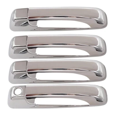 Chrome Door Handle Cover Cap For Dodge Ram 1500 2500 3500 4500 2009-2018 — 第 1/4 张图片