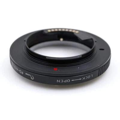 Macro Camera AF Confirm Adapter For Canon FD Lens to Olympus Four Thirds OM4/3 - Image 1 of 4