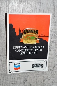 Baseball Souvenir. First Game Played in Candlestick Park Pin - Picture 1 of 2