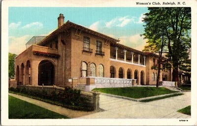 Vtg. Postcard Raleigh North Carolina N.C. Woman's Club - Image 1 of 2