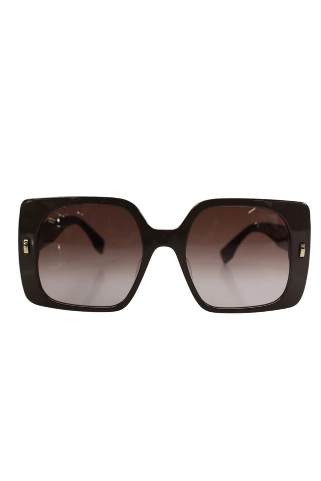 Женские солнцезащитные очки Fendi F Embellished FE40036U 53 мм 19 мм 140 мм увеличенного размера коричневые - Изображение 1 из 4