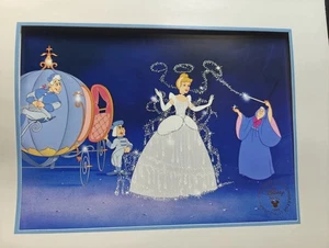 CINDERELLA 1995 Walt Disney’s Masterpiece Exclusive Commemorative Lithograph  - Picture 1 of 7