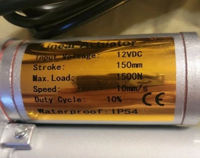 DC 12V Small Mini Micro Linear Actuator 1.2" 2" 3" 4" Stroke Fast Speed 6inch /s - Image 1 of 2