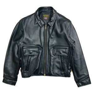 Vanson Leathers Single Rider Lederjacke Rindsleder Größe 40 schwarz 20350A07 - Bild 1 von 14