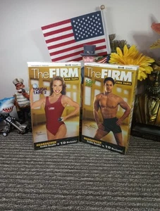 The Firm: Firm Parts- 5 Day Abs & Tough Tape 2- VHS Tapes 2001 New Sealed - Picture 1 of 9
