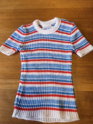 Vintage Mothercare Striped T-Shirt 70-80 Cms - image 1 of 3