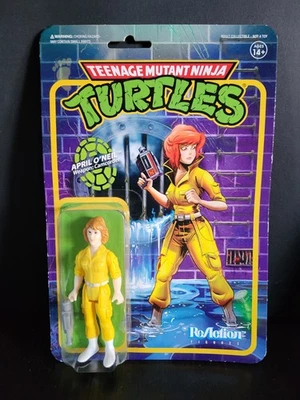 April O'Neil 2020 TMNT 3,75" SUPER 7 Reaction nuevo sin usar, en caja Foto 1 de 2