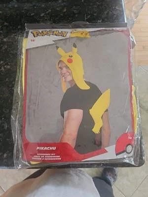 Adult Pokemon Pikachu Costume Accessory Kit Tail New - Image 1 of 2