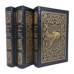 MERLIN TRILOGY Mary Stewart Hollow Hills Crystal Cave LEATHER EASTON PRESS ILLUS - Bild 1 von 18