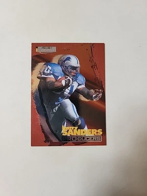 1996 Pro Line II Memorabilia Football Barry Sanders Producers Insert SD8397 - Image 1 of 2