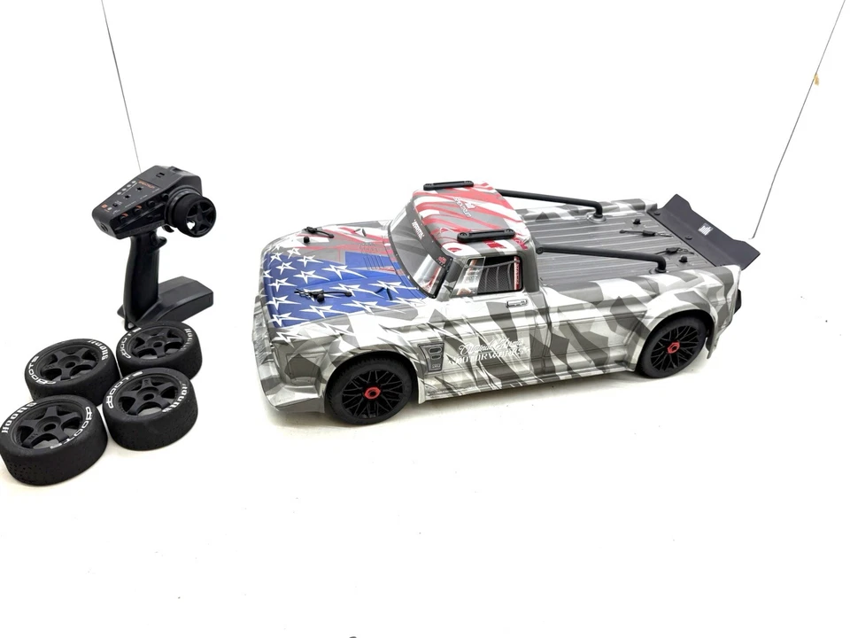 ARRMA Infraction V2 6S BLX Brushless 1:7 Scale RTR Electric 4WD Silver - Image 1 of 4