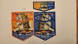 UH-TO-YEH-HUT-TEE LODGE #89, TAMPA BAY AREA, NOAC 2022 + BLACK BORDER FLAP 5 Stück - Bild 1 von 1