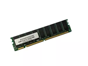 256 MB SDRAM PC100 ECC 168 PINES DIMM 18 chips 2RX8 memoria RAM - Imagen 1 de 1