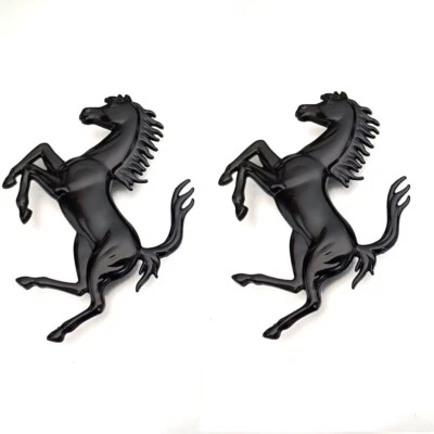 Ferrari 812 GTC4 F12 задний бампер глянцевый черный лошадь значок комплект - Изображение 1 из 4