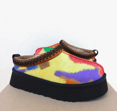 UGG TAZZ PRIDEPOP ВСЕ ПОЛА ПЛАТФОРМЕ ТАПОЧКИ ТУФЛИ, ЖЕНЩИН США 6/ЕВРО 37 ~ НОВЫЙ В КОРОБКЕ - Изображение 1 из 4