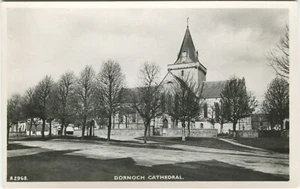 DORNOCH CATHEDRAL - Sutherland Postcard J B White - Picture 1 of 2