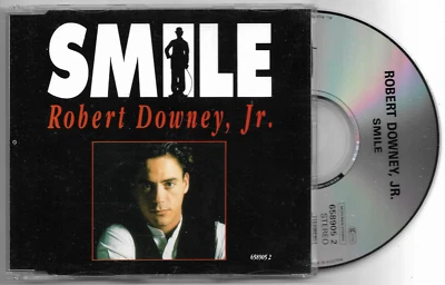 ROBERT DOWNEY Jr SMILE 1992 EPIC CD Single 658905 2 - Image 1 of 4