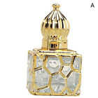 10Ml High Grade Perfume Bottle Cube Gold Glass Bottle Empty Cosmetic Containe Th