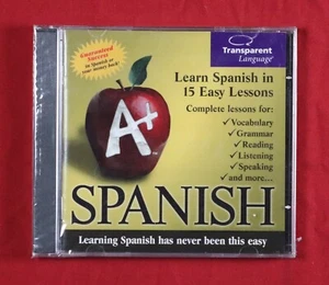 Transparent Language A+ Spanish (PC/Windows/Mac) - New/Sealed - Picture 1 of 2