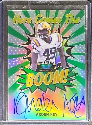 2018 Valiant - Green  #HB-AK1 Arden Key Rookie Numbered Auto #’d /60(AU, RC) - Image 1 of 2