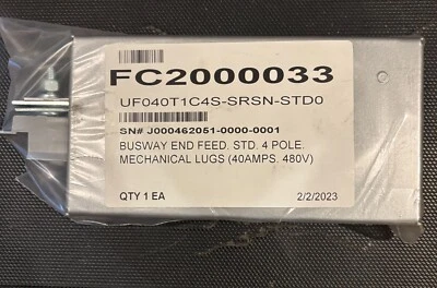 Alimentación de extremo de bus Starline eléctrica universal T1 40A Foto 1 de 4