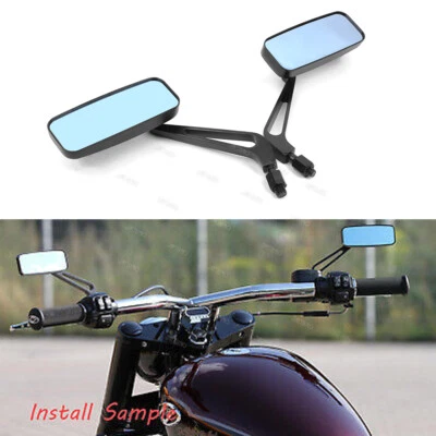 Универсальные черные боковые зеркала для мотоцикла R1150GS R1200GS 8 мм 10 мм сделано в США - Изображение 1 из 4